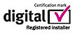 Certification mark - digital - registered installer